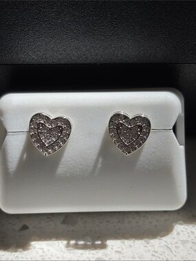 Moissanite Diamond Earrings in 925 Sterling Silver, 1.0 CTW, Screw Backs